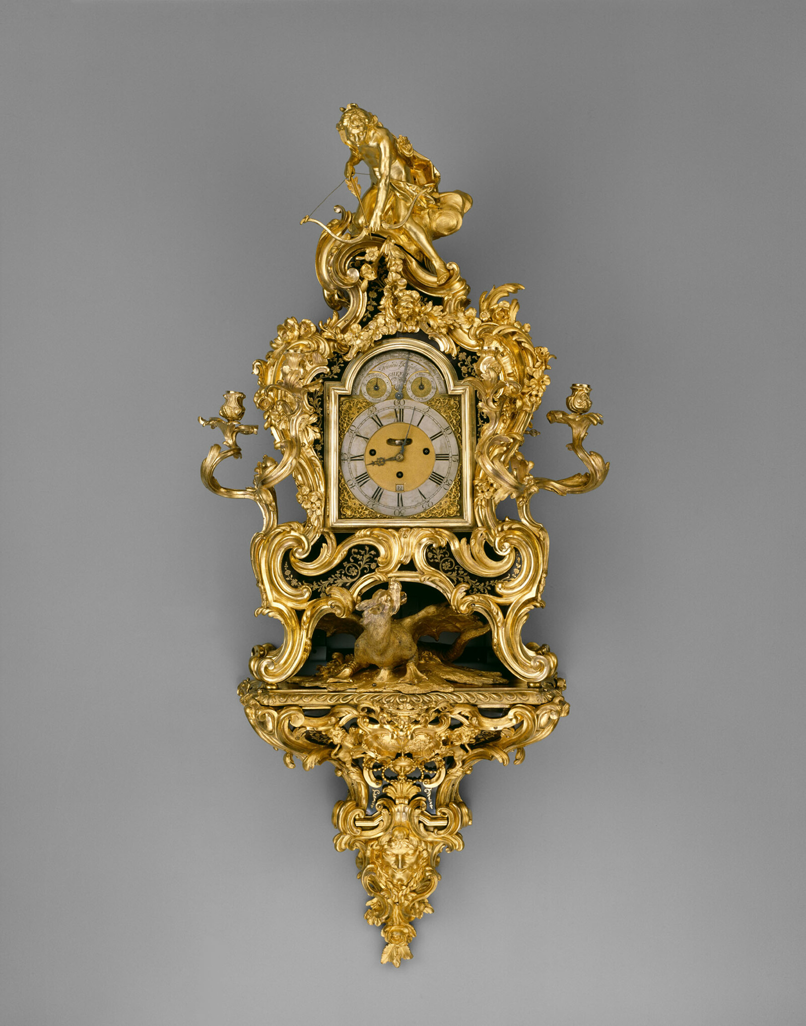 An ornate wall clock
